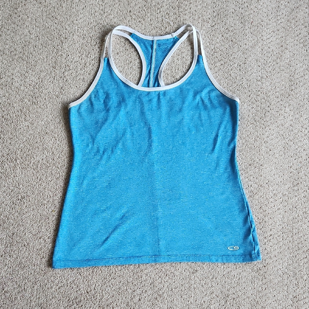 Champion Blue Racerback Tank Top Size XS
